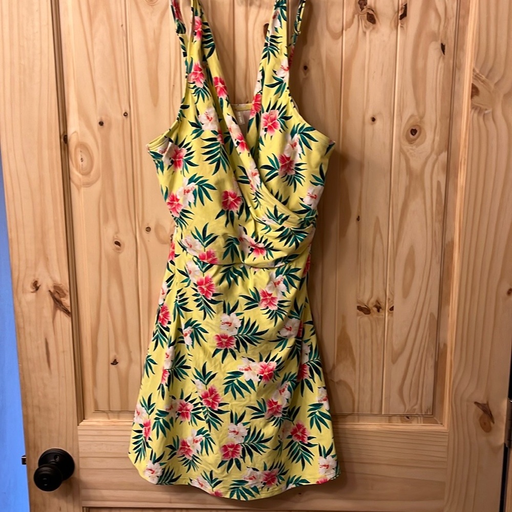 NWOT Lands End Swim Dress Woman’s Size Large Size 14.